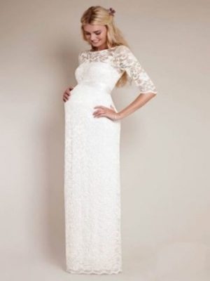 свадебное платье для беременных