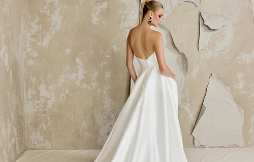 Блестящие свадебные платья